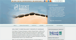 Desktop Screenshot of innerbalancetm.com